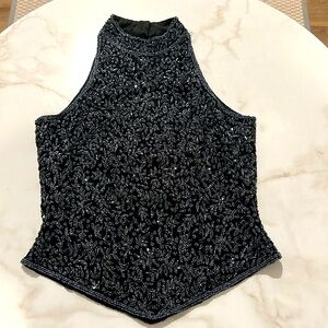 Beaded Vintage Blouse